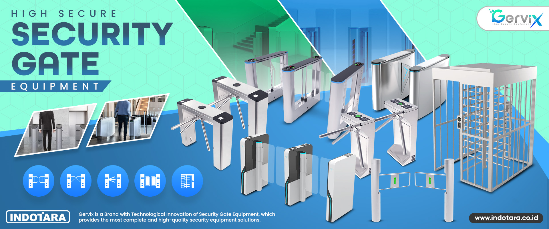 Gervix Security Gate Equipment